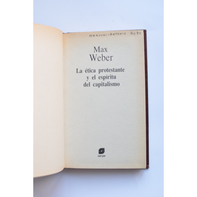 La ética protestante