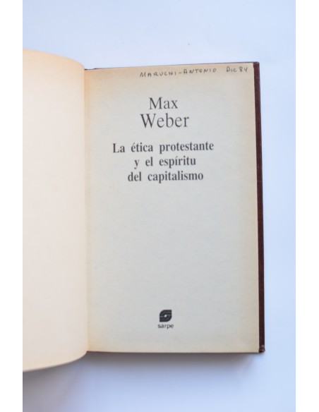 La ética protestante