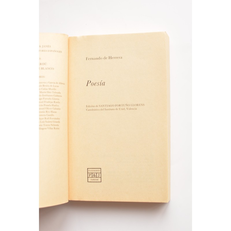 Fernando de Herrera. Poesía