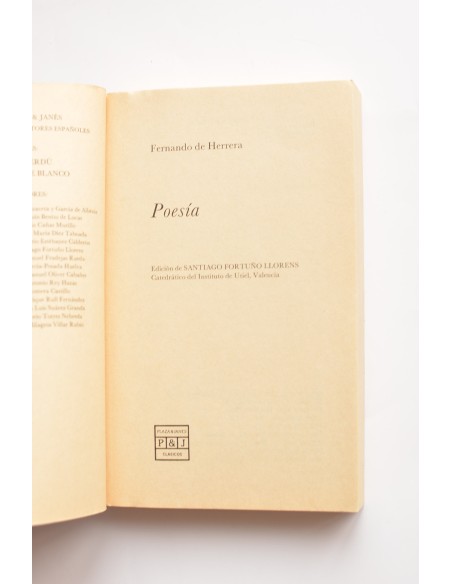 Fernando de Herrera. Poesía