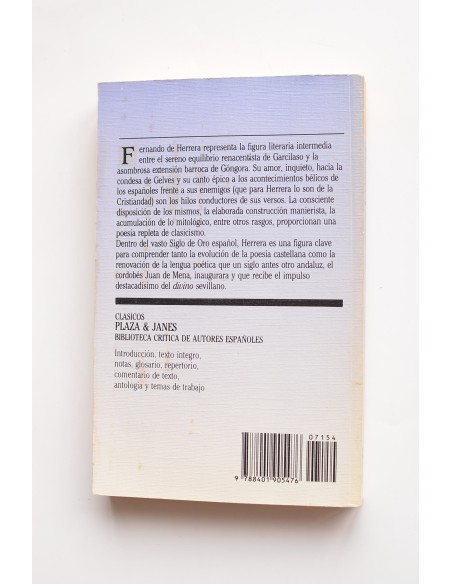 Fernando de Herrera. Poesía