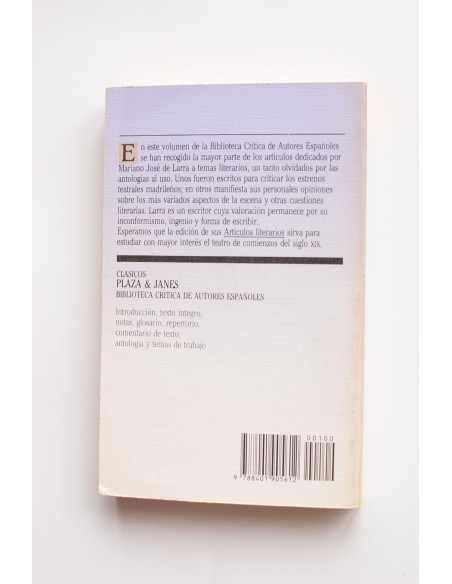 Artículos literarios