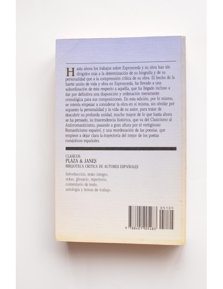 Poesía. El estudiante de Salamanca