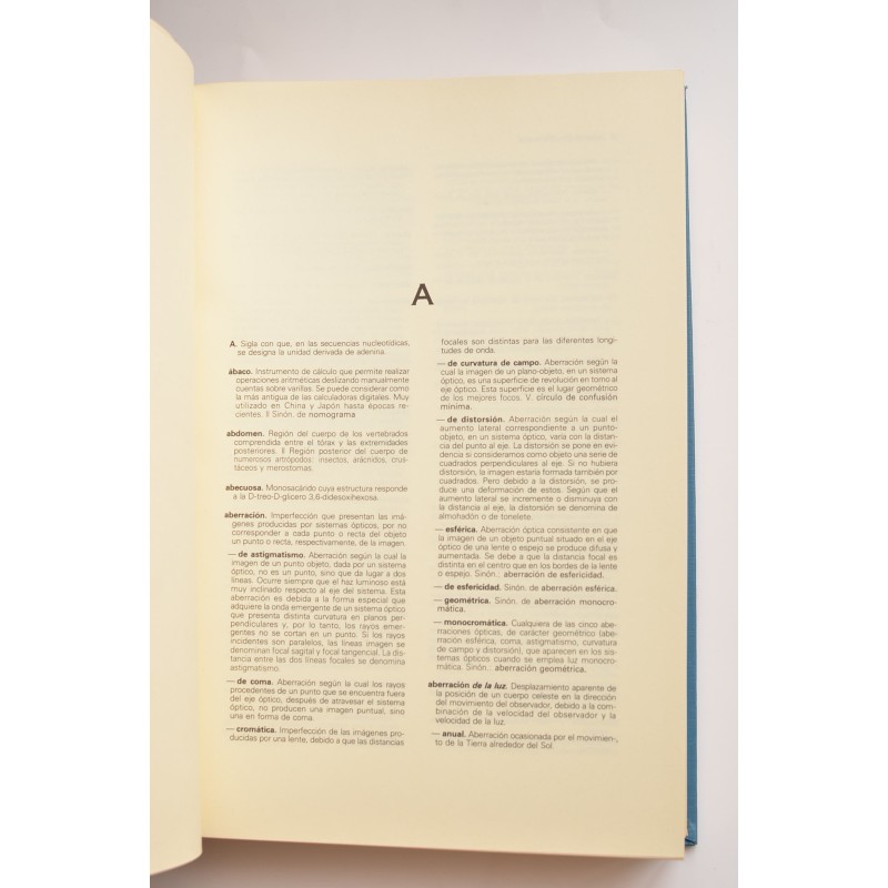 Vocabulario científico y técnico