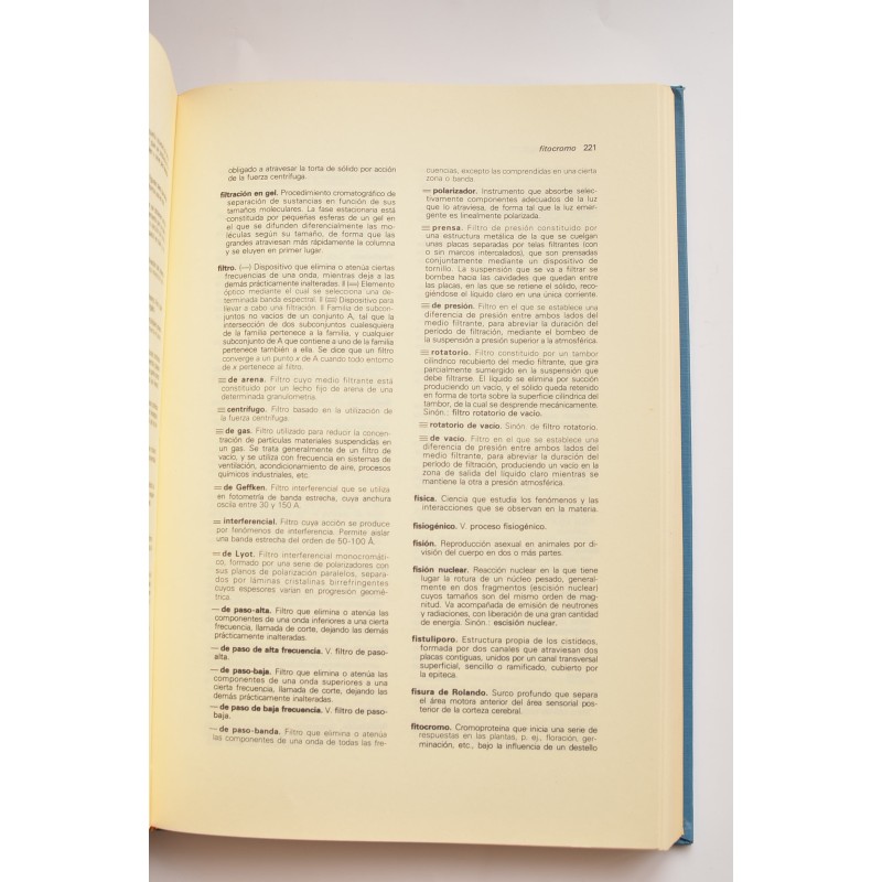 Vocabulario científico y técnico