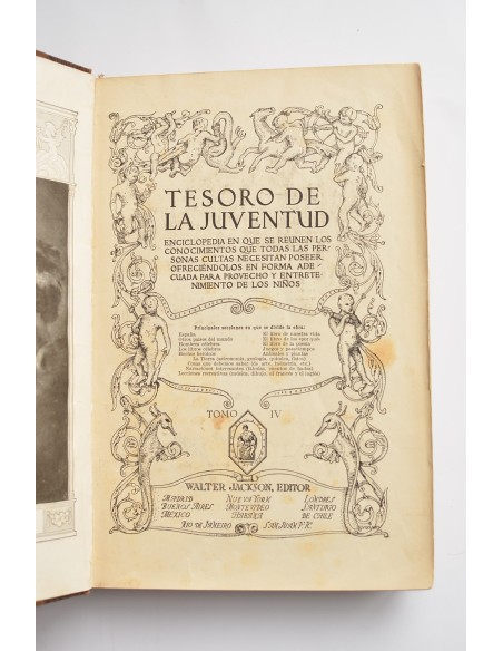 Tesoro de la juventud. Tomo IV