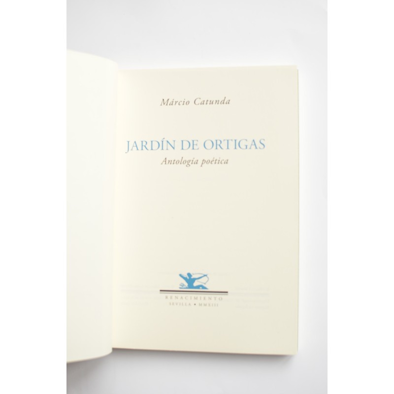 Jardín de ortigas (antología poética)