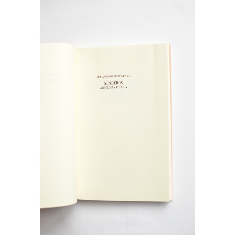 Senderos. Antología poética