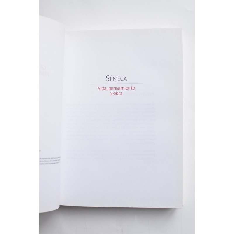 Séneca. Vida, obra y pensamiento