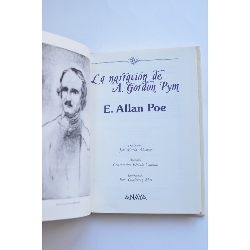 La narración de A. Gordon Pym