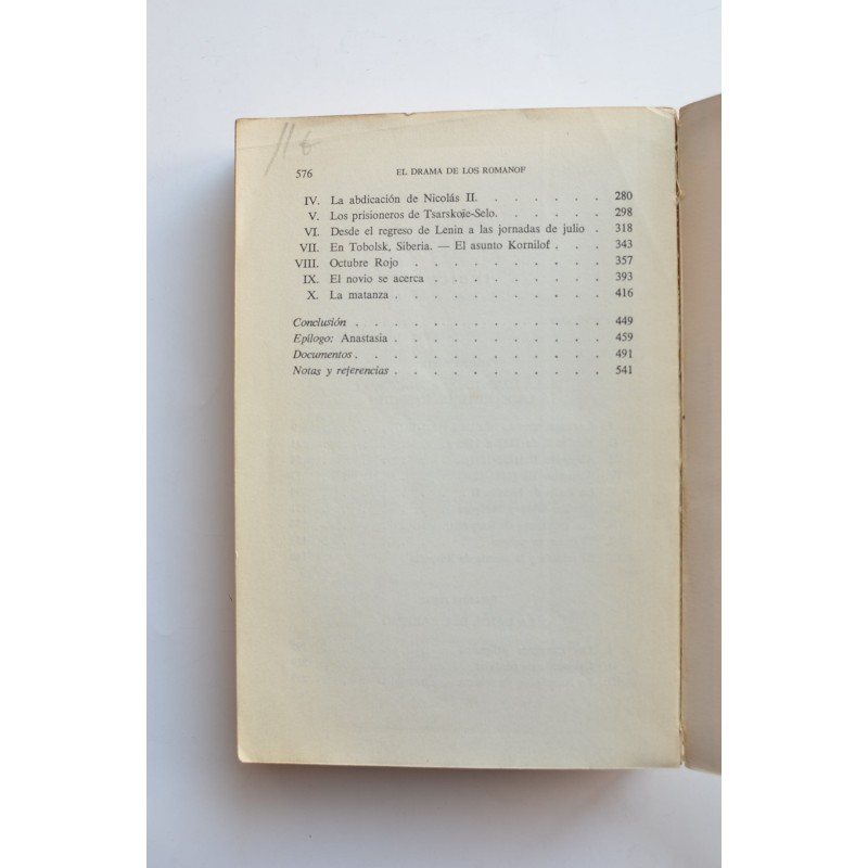 El drama de los Romanof. Tomo II. La caída