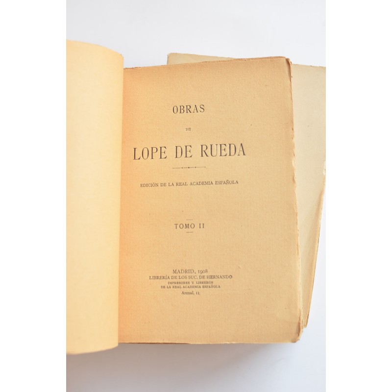Obras de Lope de Rueda