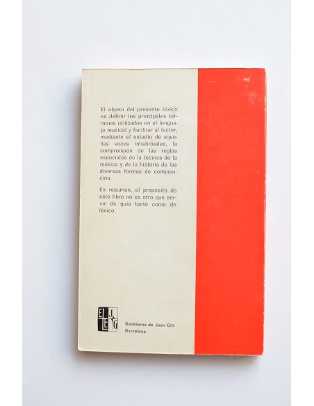Léxico de la música