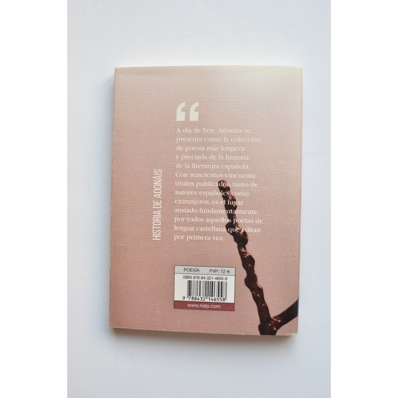 Historia del Adonáis. La colección de poesía