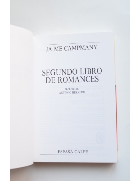 Segundo libro de romances