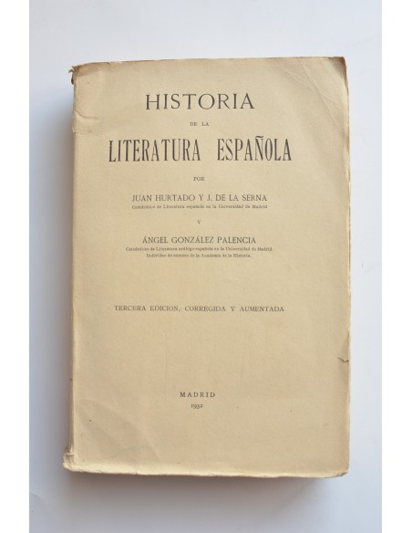 Historia de la literatura española
