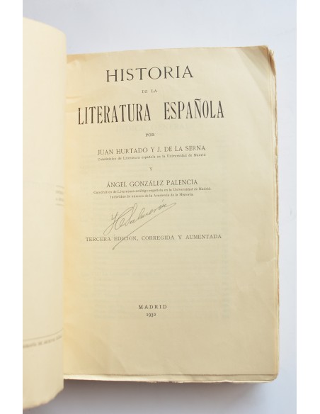 Historia de la literatura española