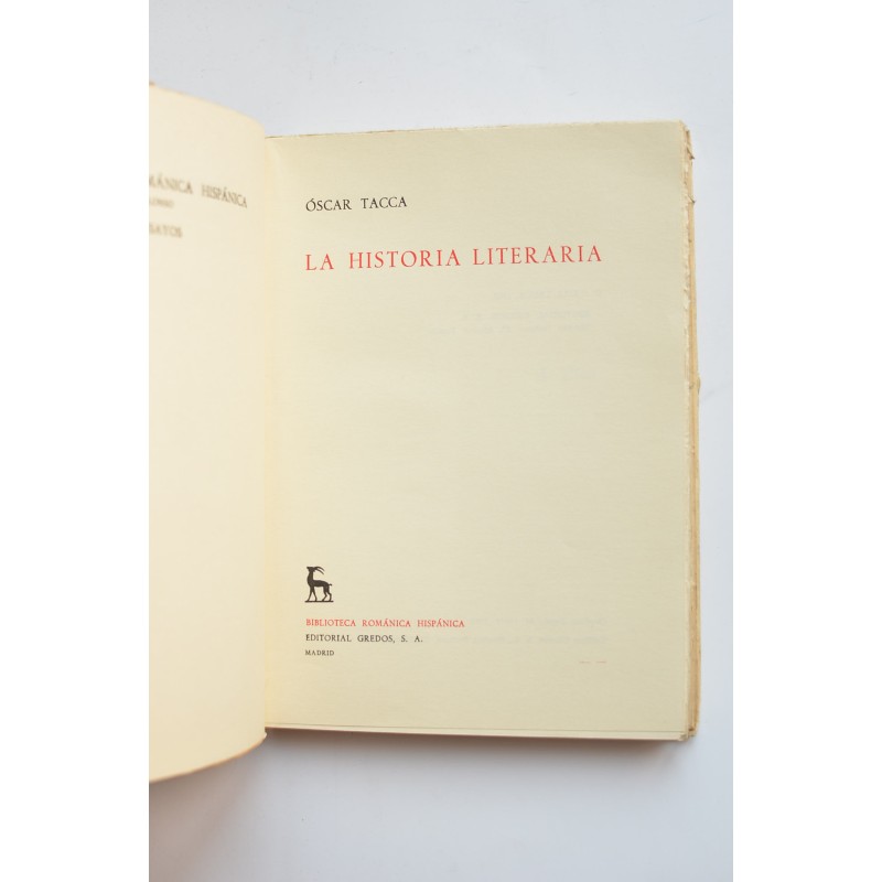 La historia literaria