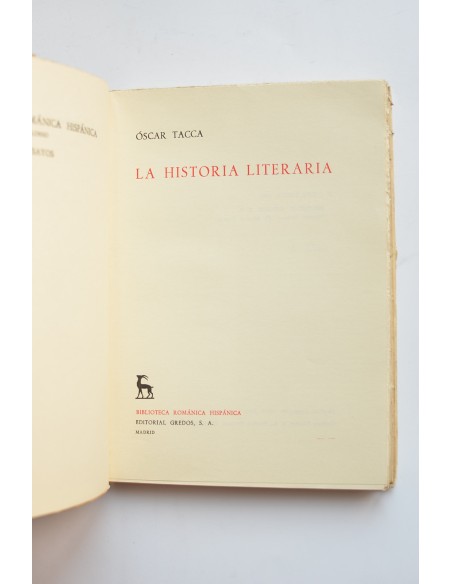 La historia literaria