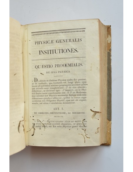 Institutiones philosophiae as usum seminarii episcopalis barcinonensis. Physica