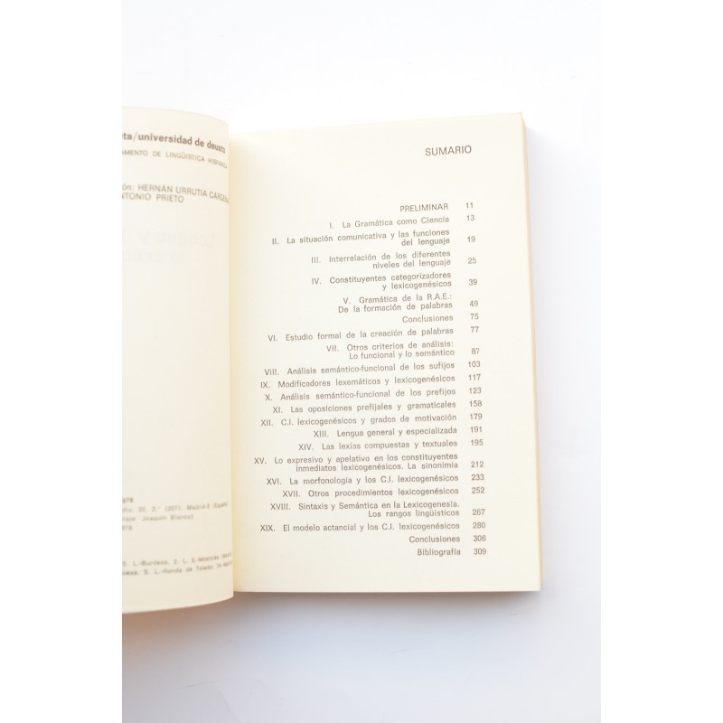 Lengua y discurso en la creación léxica. La...