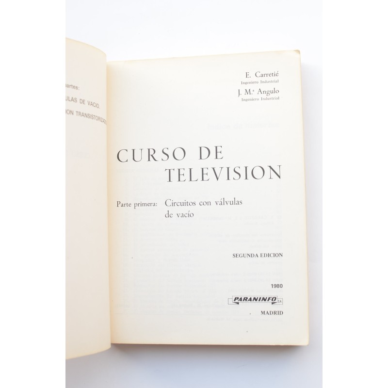 Curso de televisión. Parte Primera. Circuito...