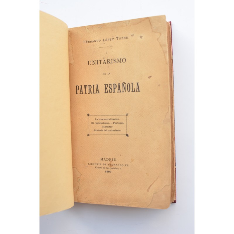Unitarismo de la patria española