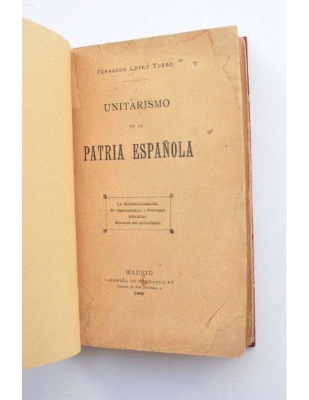 Unitarismo de la patria española