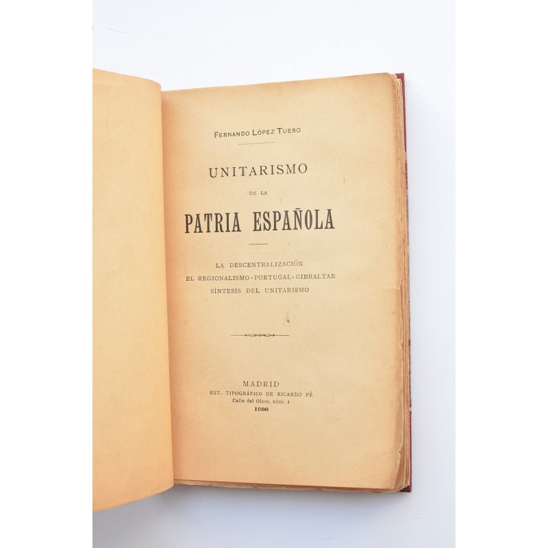 Unitarismo de la patria española