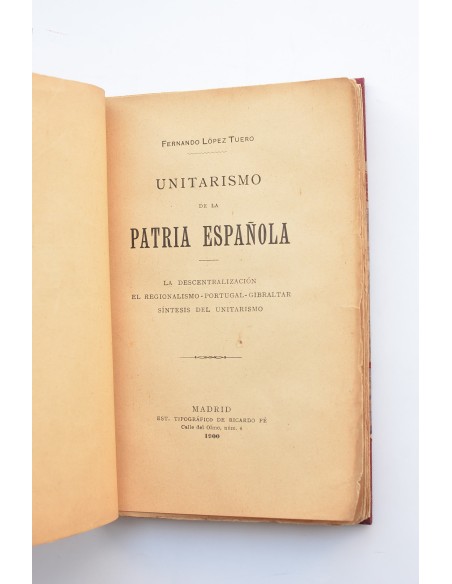 Unitarismo de la patria española