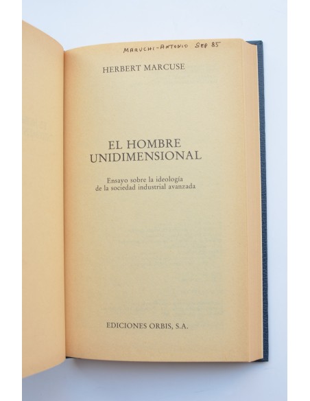 El hombre unidimensional