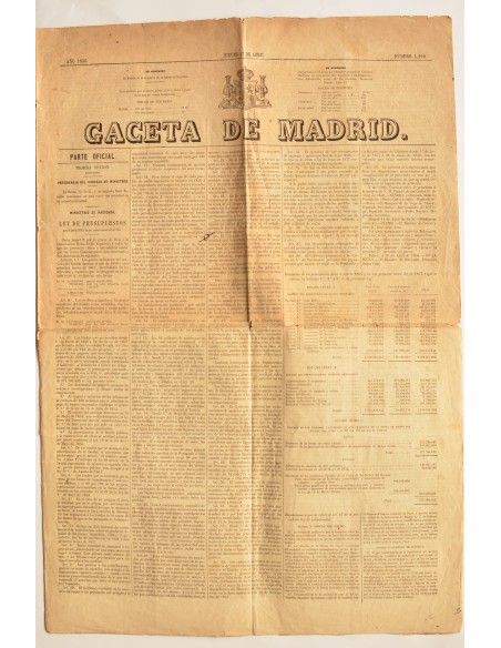 Gaceta de Madrid. Nº 1200. Jueves 17 de abirl, 1856