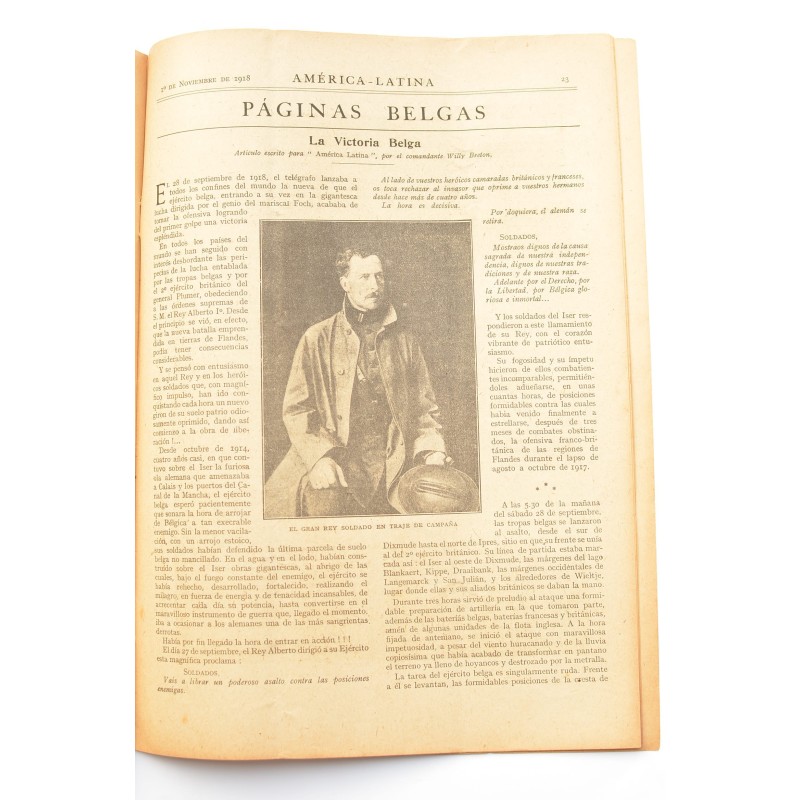América - Latina. Nº 19. Vol. IV. Paris, 1 de...