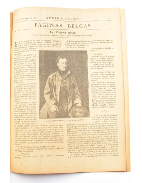 América - Latina. Nº 19. Vol. IV. Paris, 1 de Noviembre de 1918