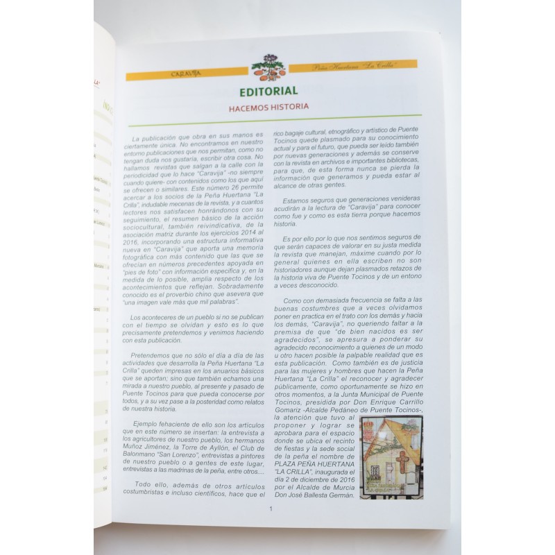 Caravija. Revista Boletín Informativo, nº 26....