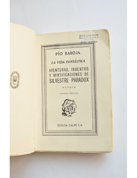 La vida fantástica. Aventuras, inventos y mixtificaciones de Silvestre Paradox