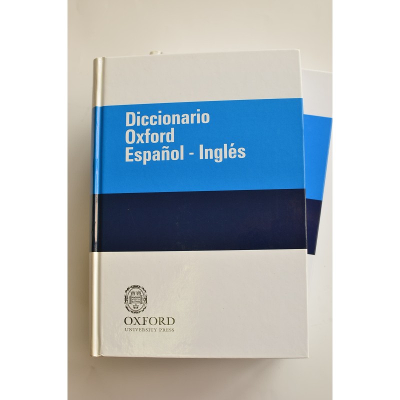 Diccionario Oxford Español - Inglés, Inglés -...