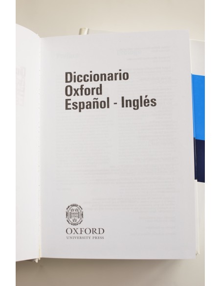 Diccionario Oxford Español - Inglés, Inglés - Español