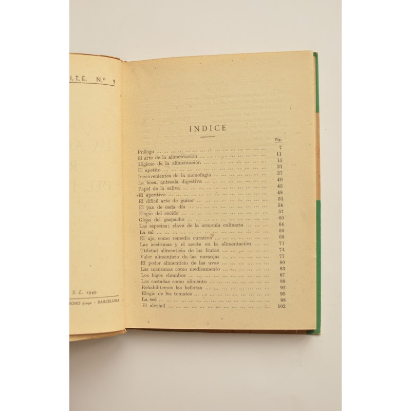 La alimentación racional del hombre sano