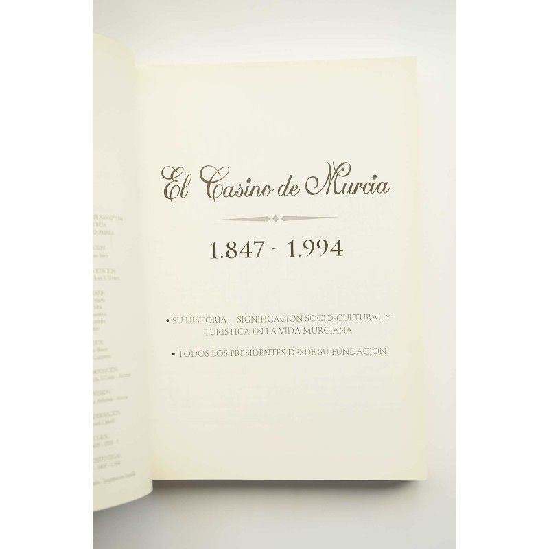 El casino de Murcia : 1.847 - 1.994