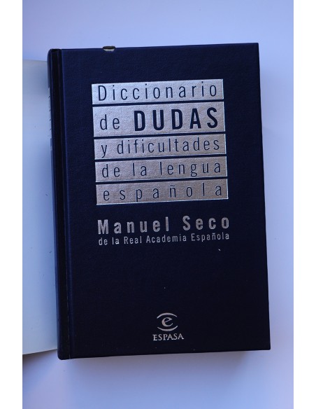 Diccionario de dudas y dificultades de la lengua española