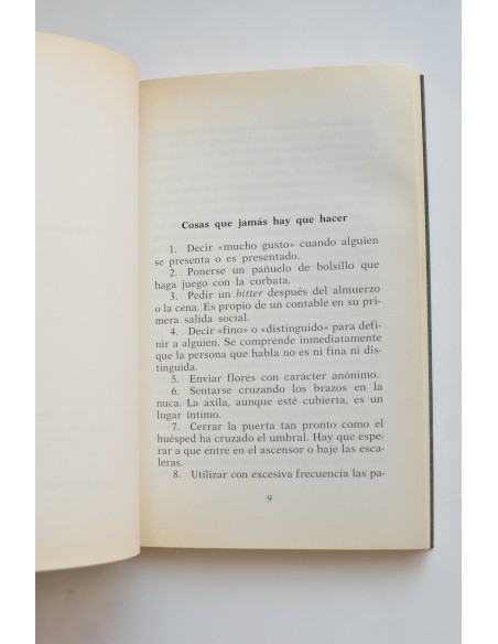 De buen tono. Breve diccionario de cortesía actual