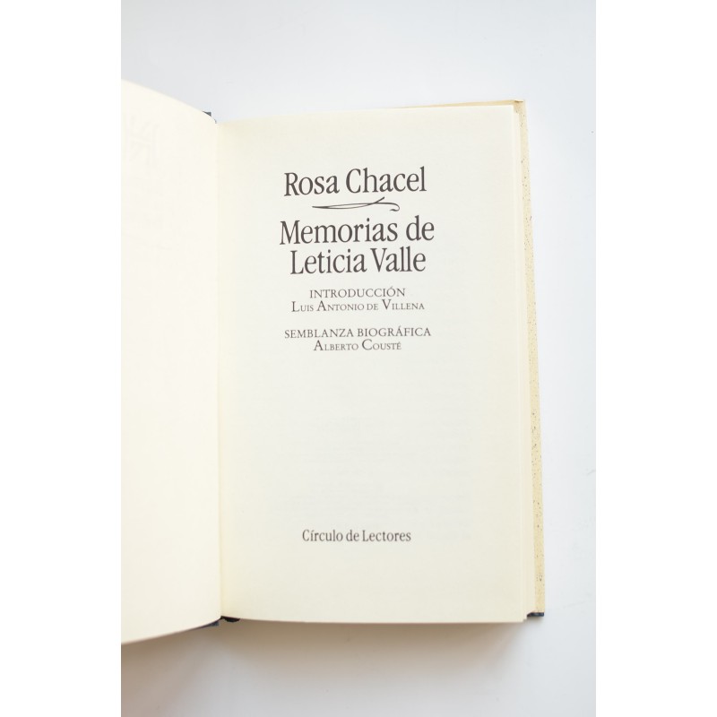 Memorias de Leticia Valle