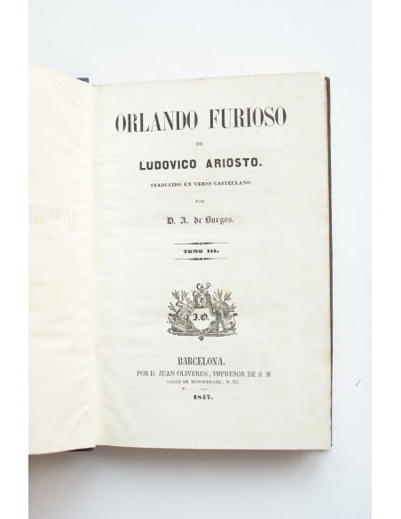 Orlando furioso. Tomo III
