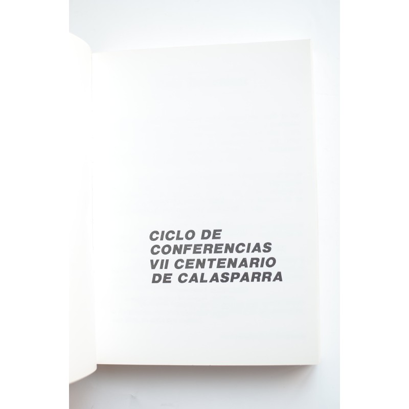 Ciclo de Conferencias VII Centenario Calasparra