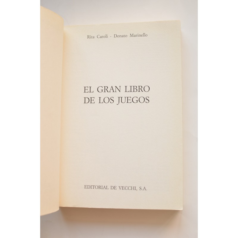 El gran libro de los juegos