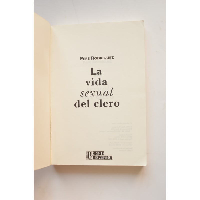 La vida sexual del clero