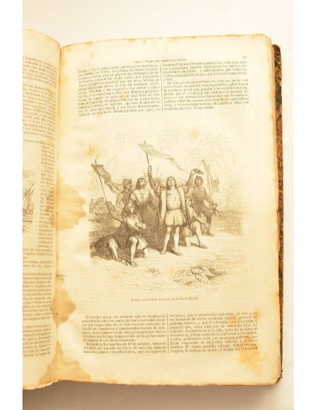 Vida y viajes de Cristóbal Colón - Historia de la conquista de México - Historia de la conquista del Perú