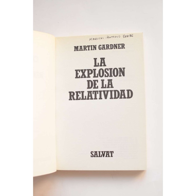 La explosión de la Relatividad
