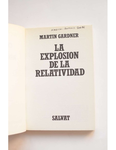 La explosión de la Relatividad